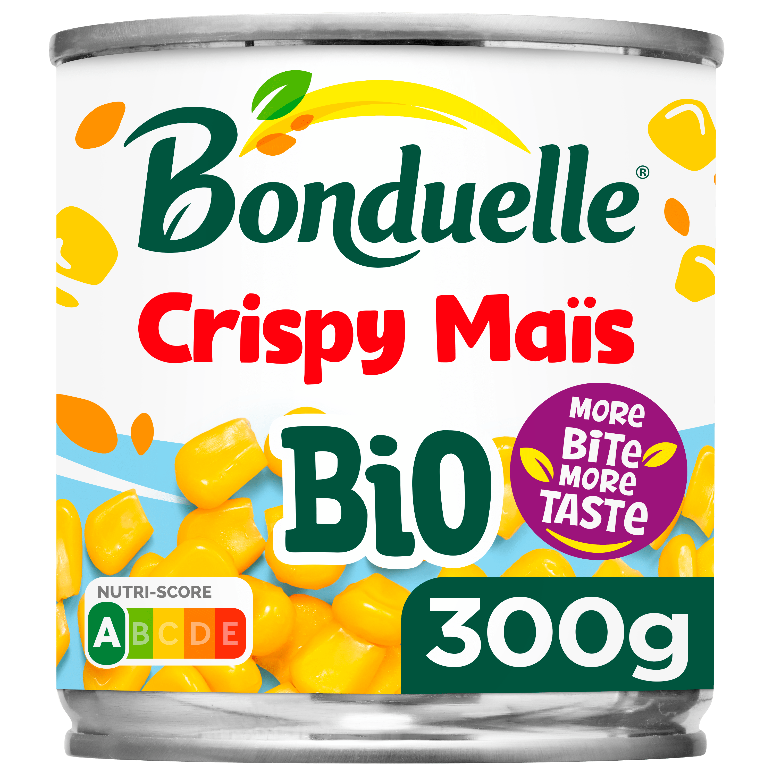 Bonduelle Crispy maïs biologisch Blik 300 g