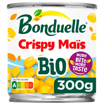 Bonduelle Crispy maïs biologisch Blik 300 g