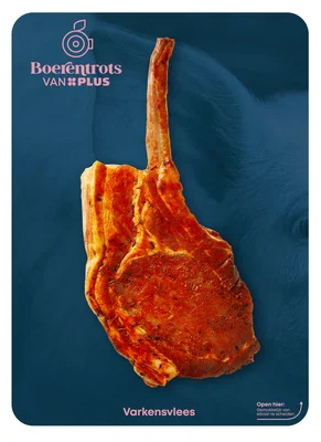 PLUS Boerentrots Pork Tomahawk 333 gram