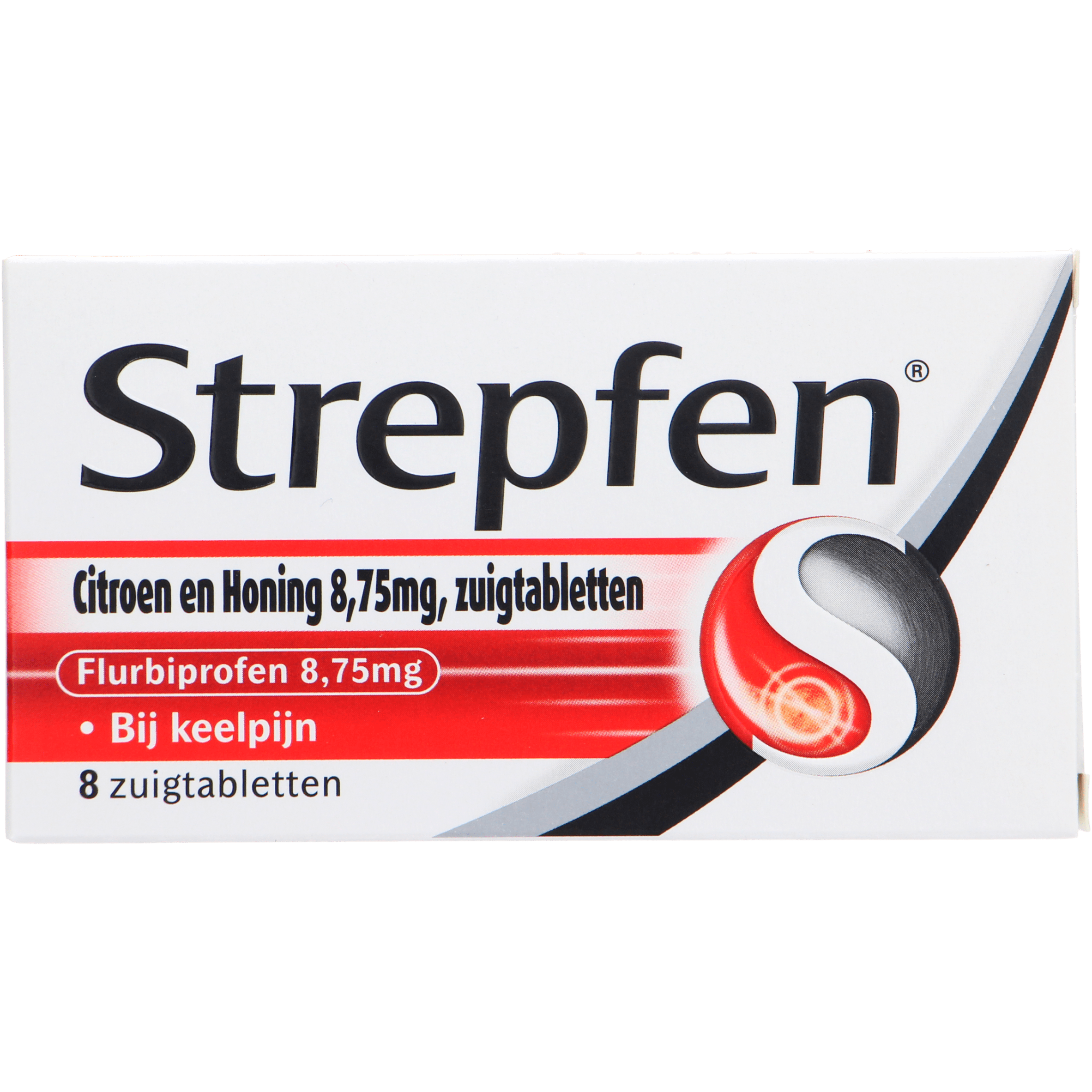 Strepfen H&amp;L 8.75mg zuigtabletten Pot 8 st