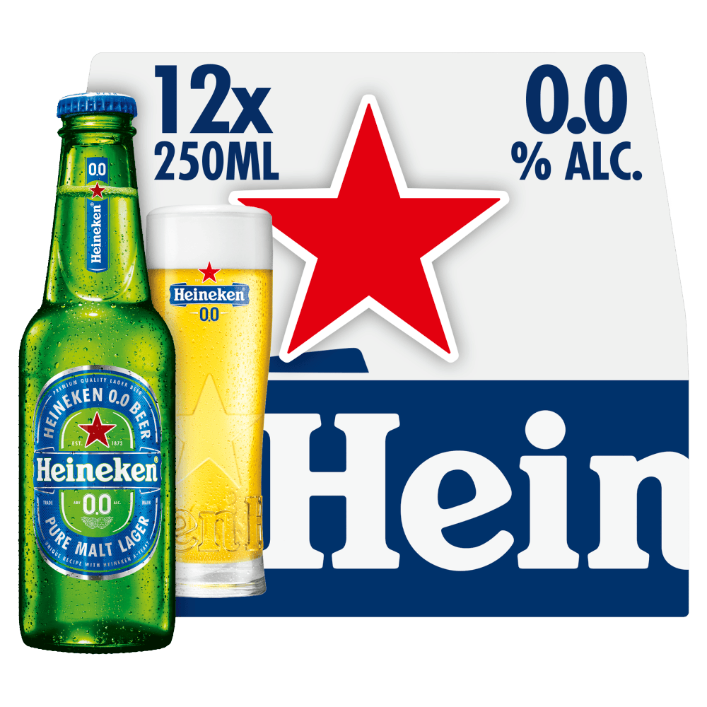 Heineken Premium pilsener 0.0 bier fles Set 3000 ml