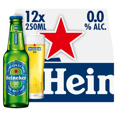 Heineken Premium pilsener 0.0 bier fles Set 3000 ml