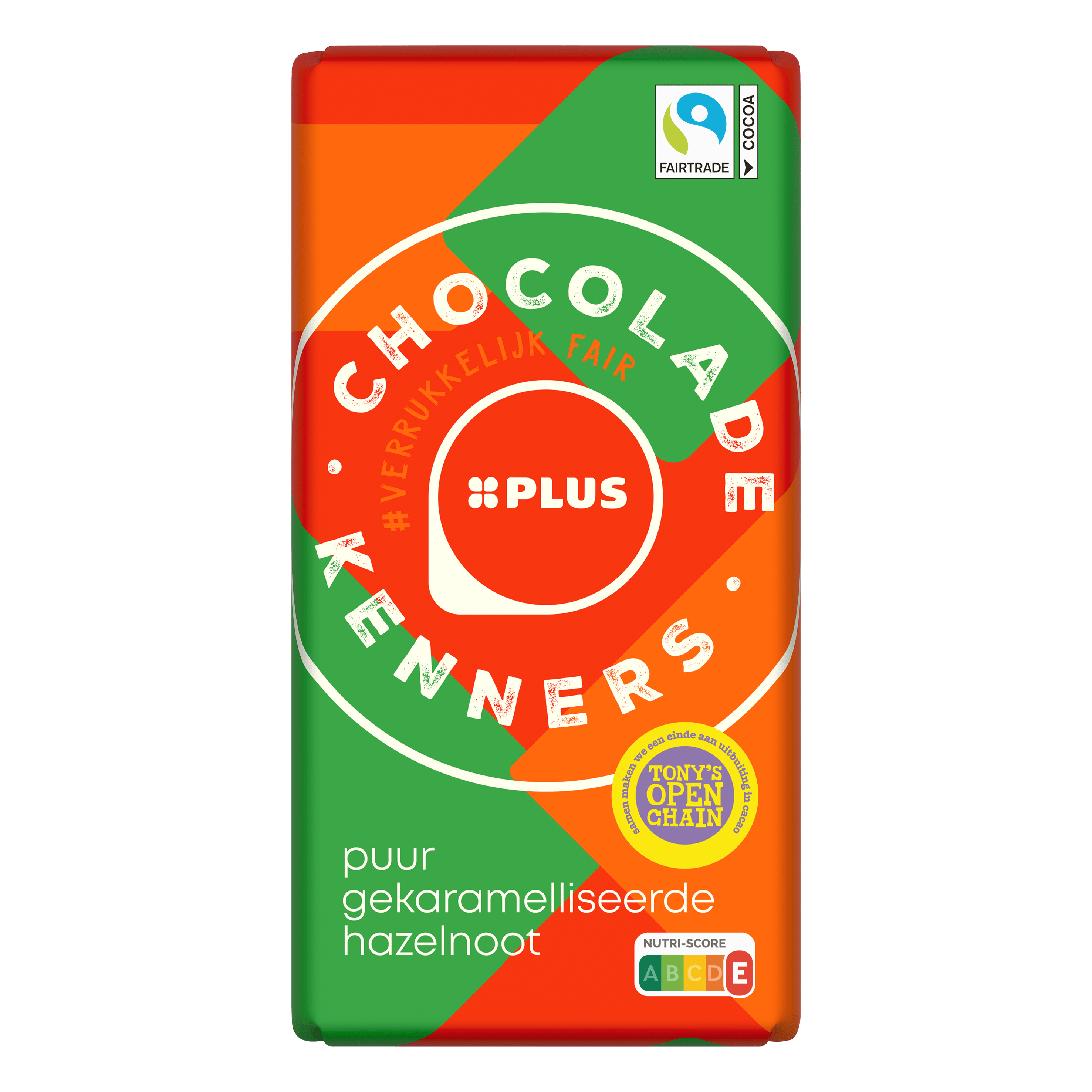 PLUS Chocoladereep puur gekaramelliseerde Wikkel 140 g