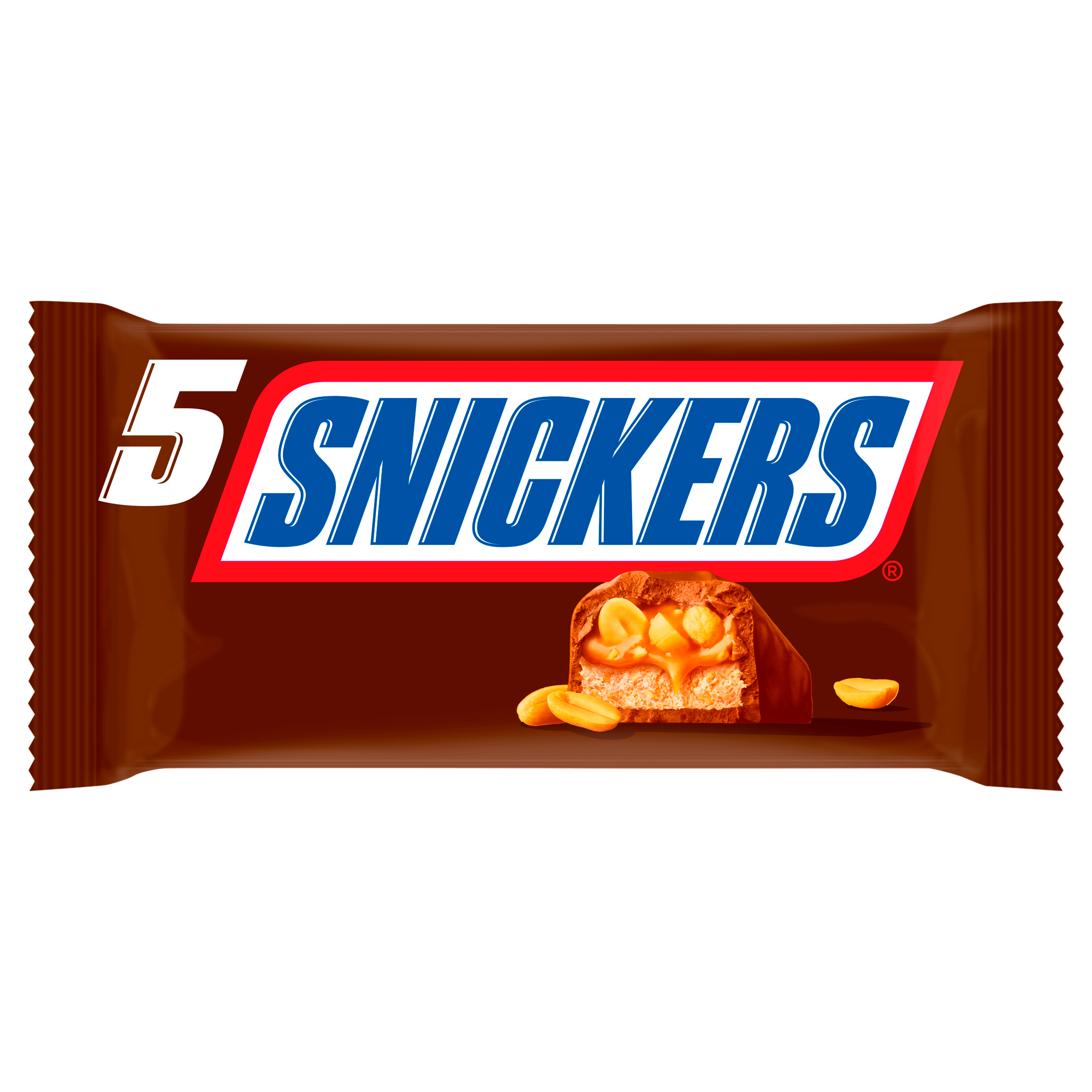 Snickers Melk chocolade karamel repen Pak 250 g