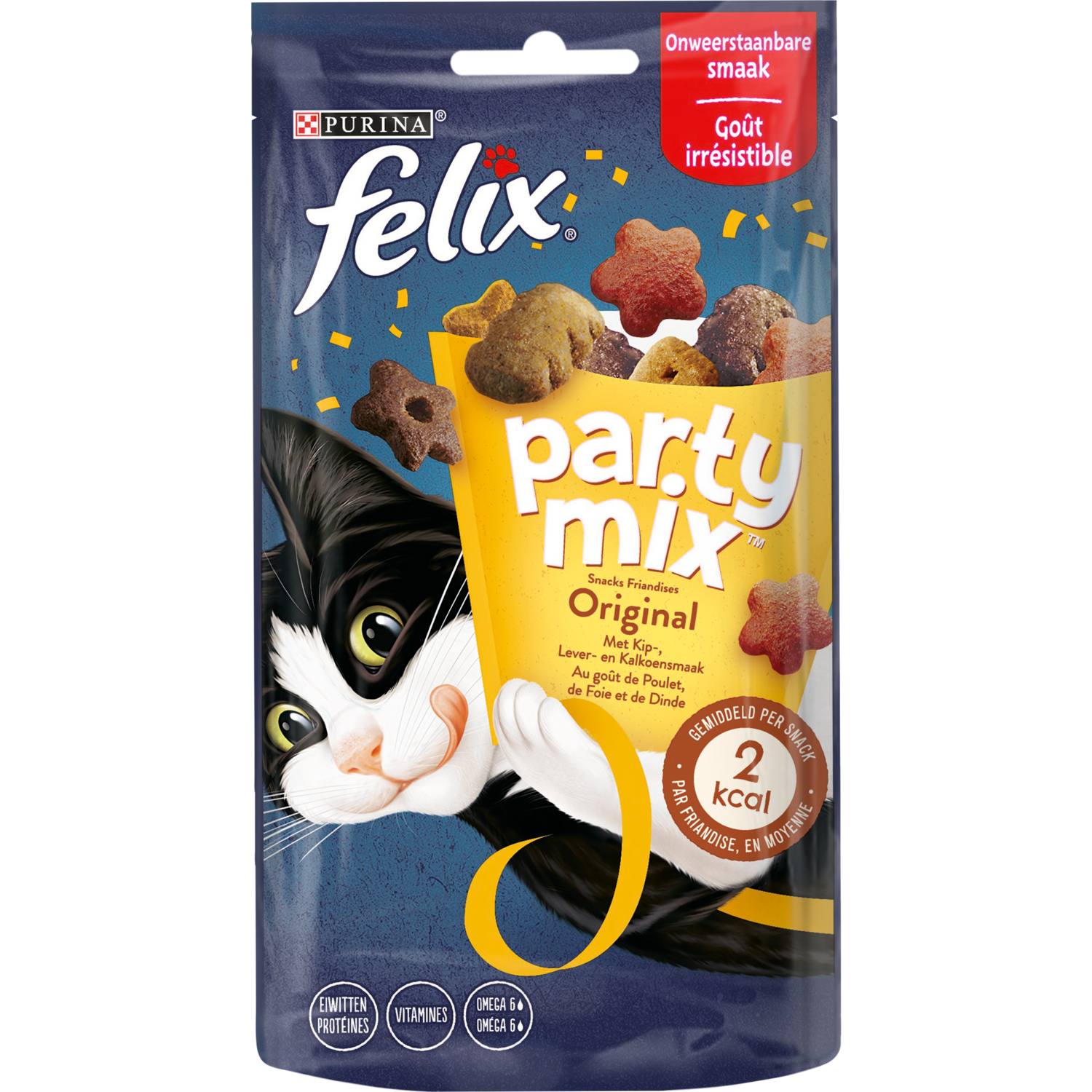 Felix Party Mix Original kattensnacks kip Stazak 60 g