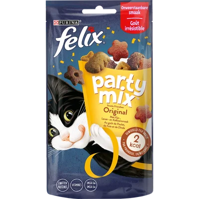 Felix Party Mix Original kattensnacks kip Stazak 60 g