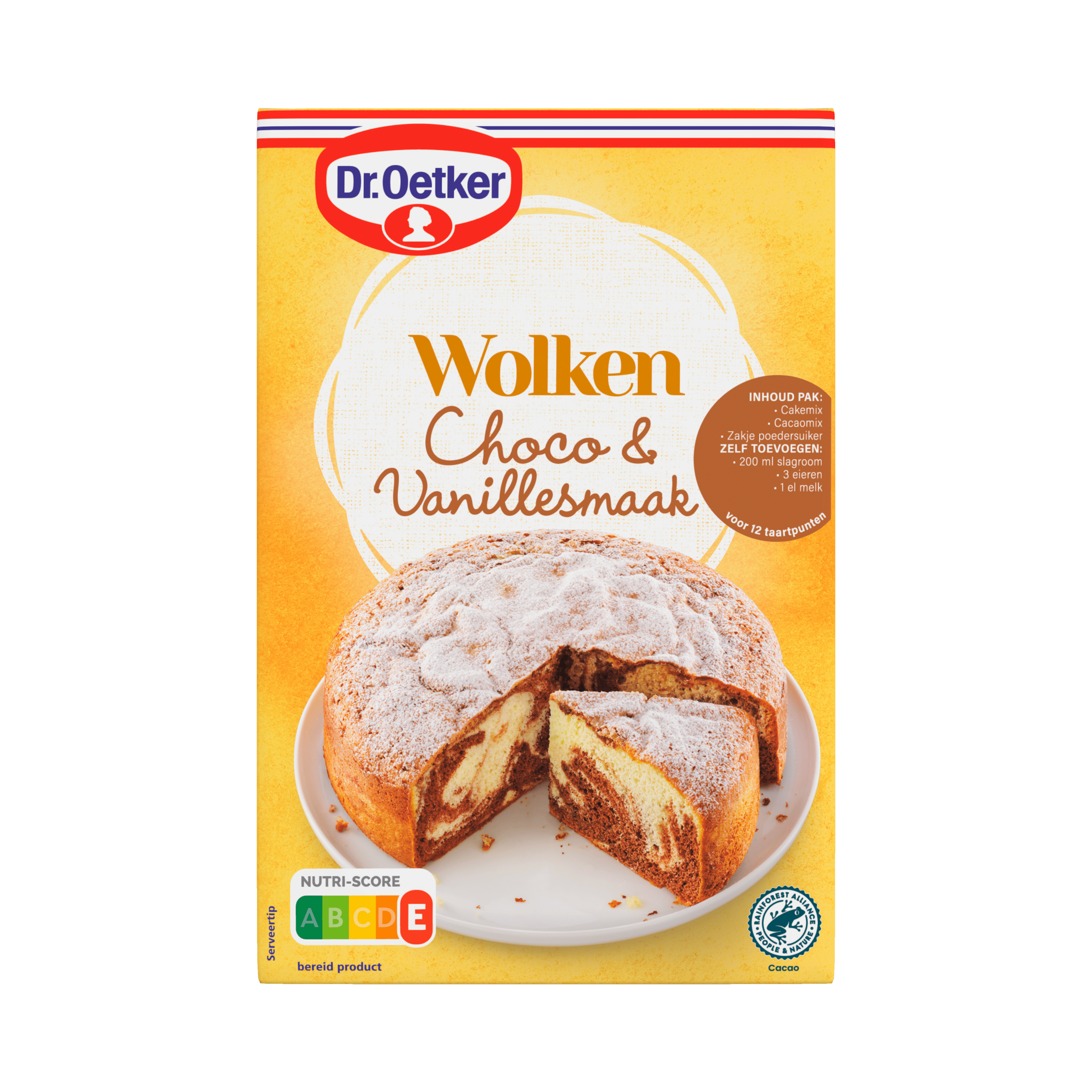Dr. Oetker Wolken cake vanille choco Pak 455 g