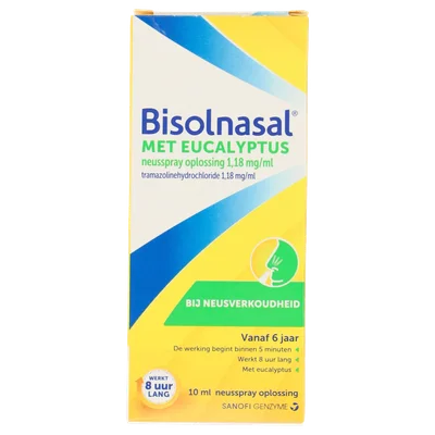 Bisolvon Bisolnasal spray met eucalyptus Doos 10 ml