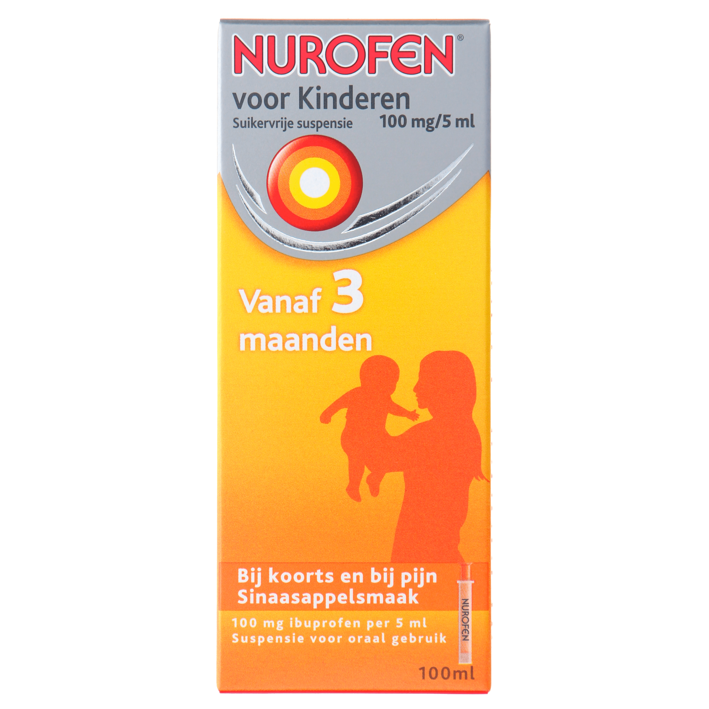Nurofen Kind (suikervrij) Doos 100 ml