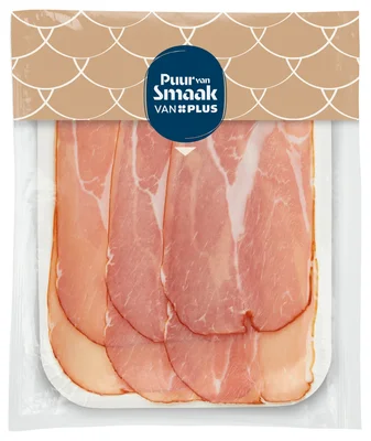 PLUS Puur van smaak Kleintje rauwe ham Wikkel 55 g