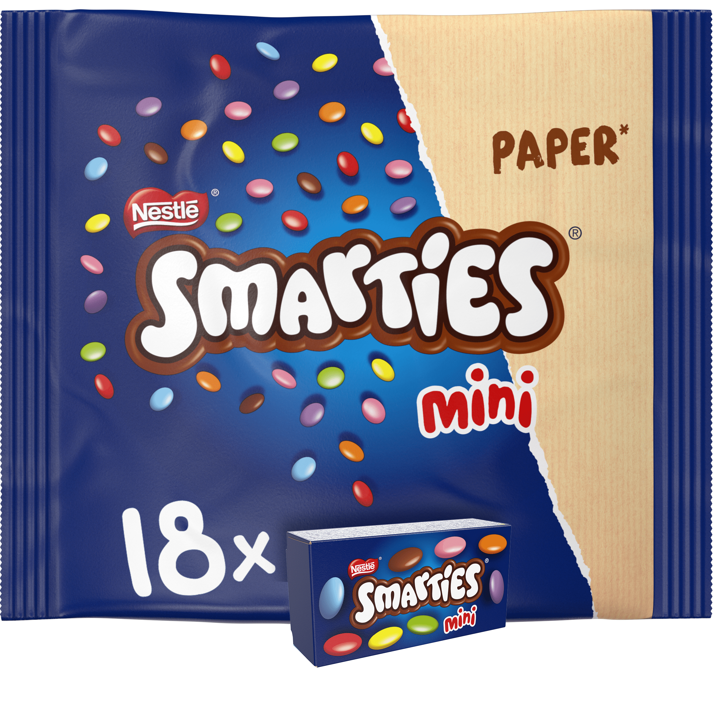 Smarties Mini melk chocolade uitdeelzak Zak 259 g