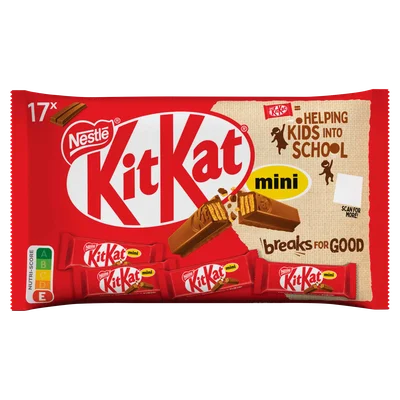 KitKat Mini melk chocolade uitdeelzak Zak 284 g