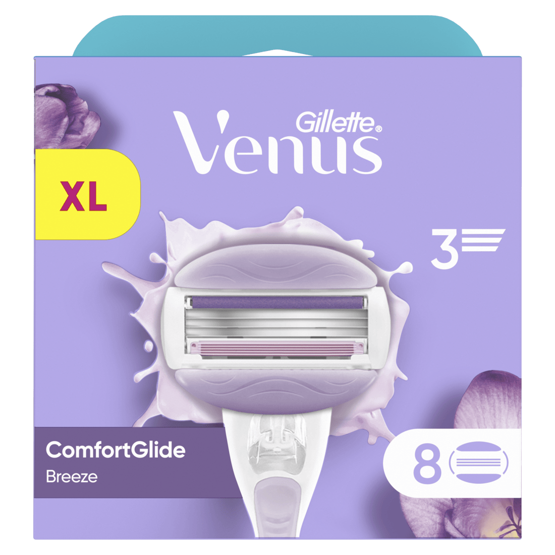 Gillette-Venus Comfortglide Mesjes Breeze 8CT Doos 8 st