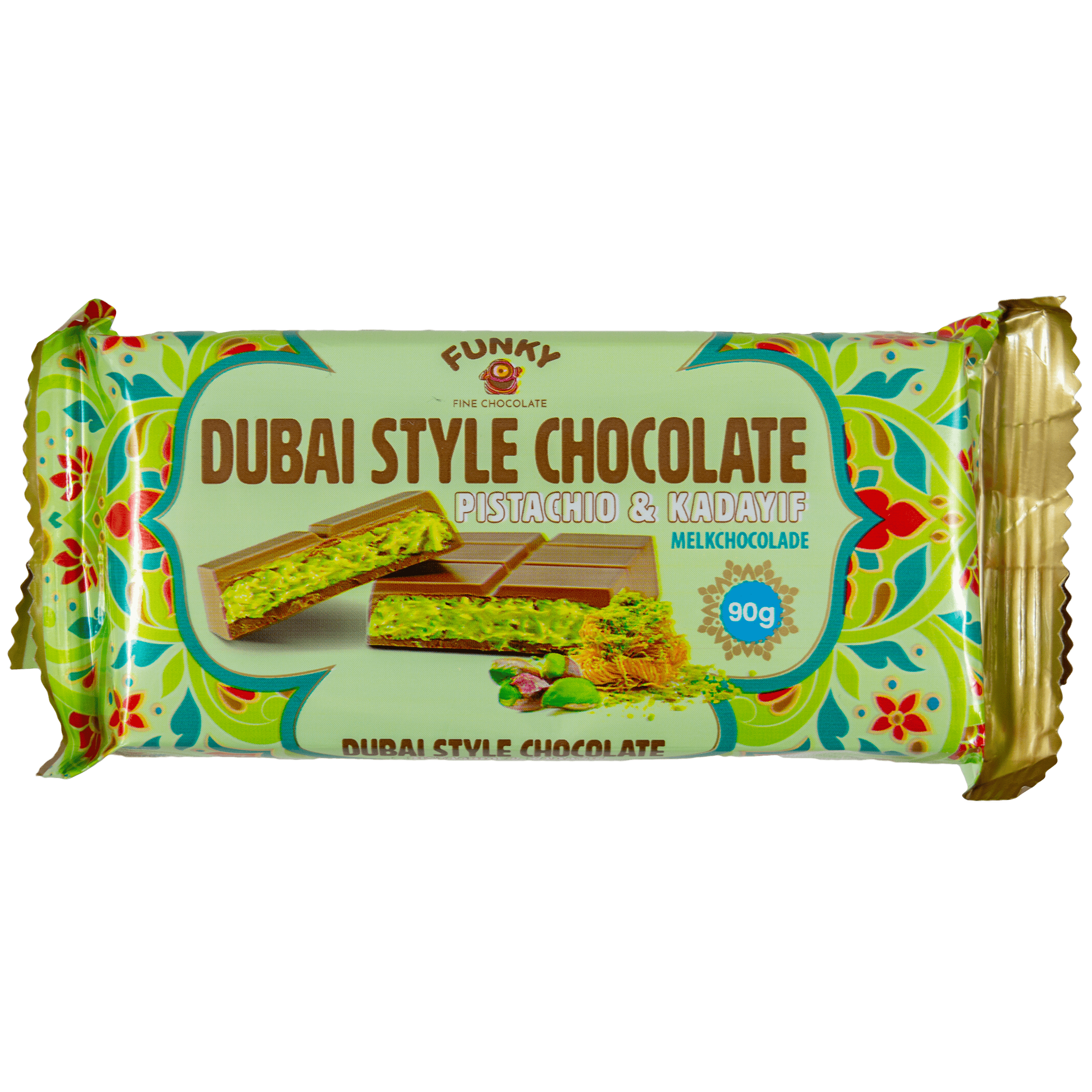 Funky Dubai chocoladereep Wikkel 90 g