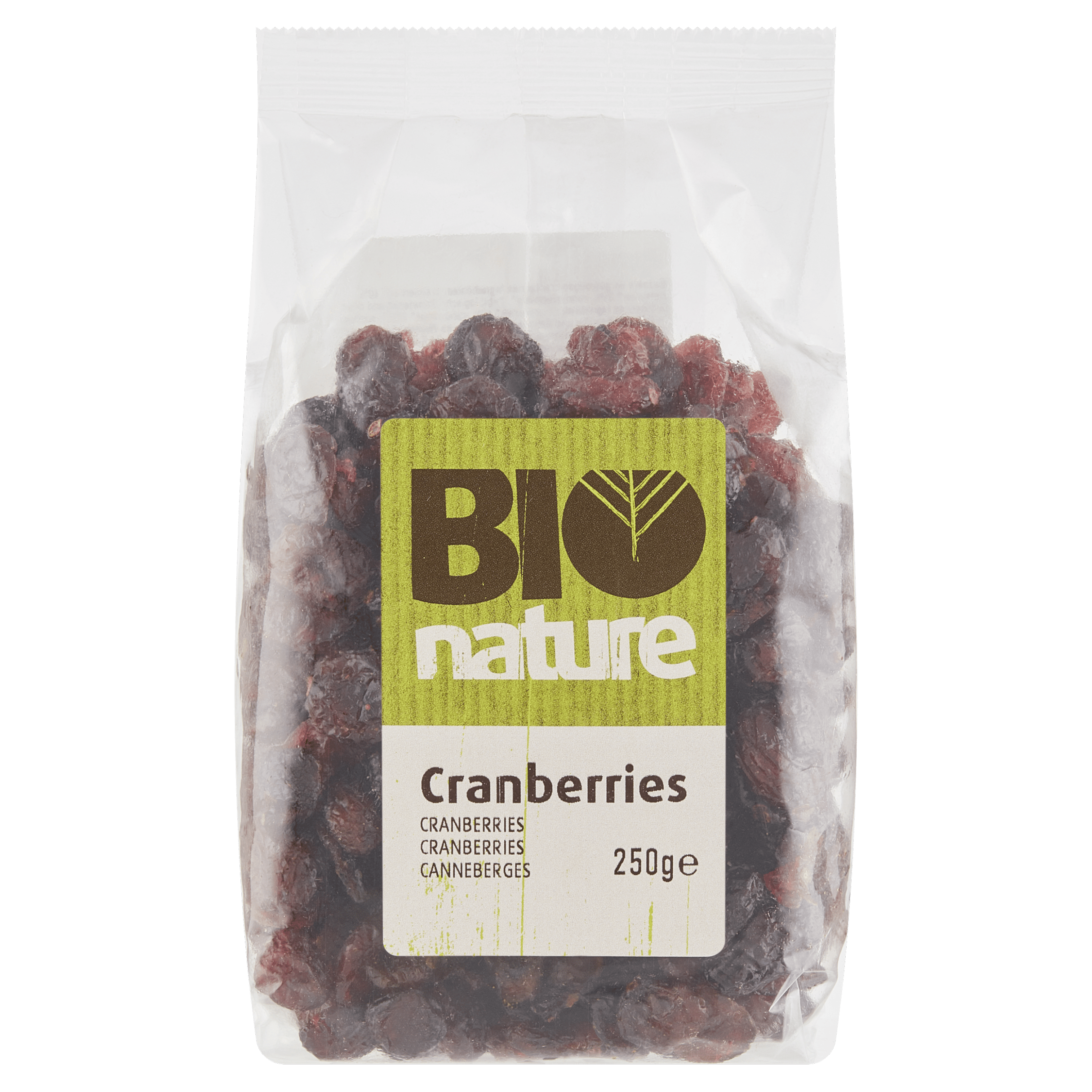 Bio Nature Cranberry's bio Zak 250 g