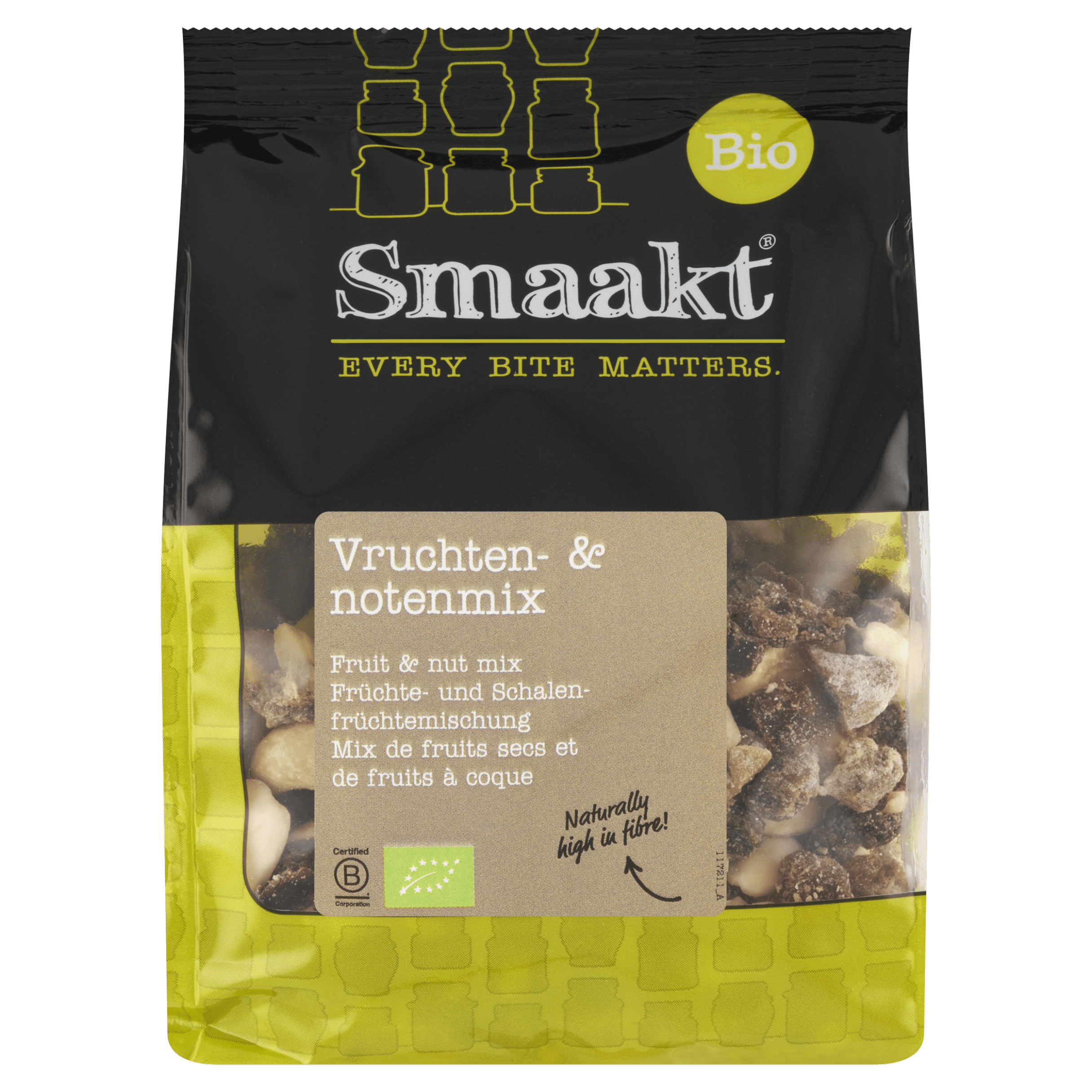 Smaakt Noten-vruchtenmelange bio Zak 250 g