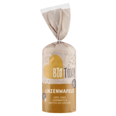 BioToday Linzenwafels bio Rol 100 g