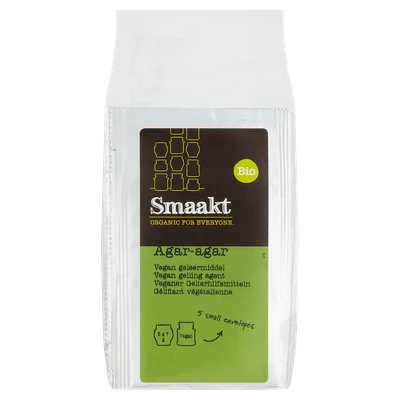 Smaakt Agar agar 5x7gr bio Zak 35 g