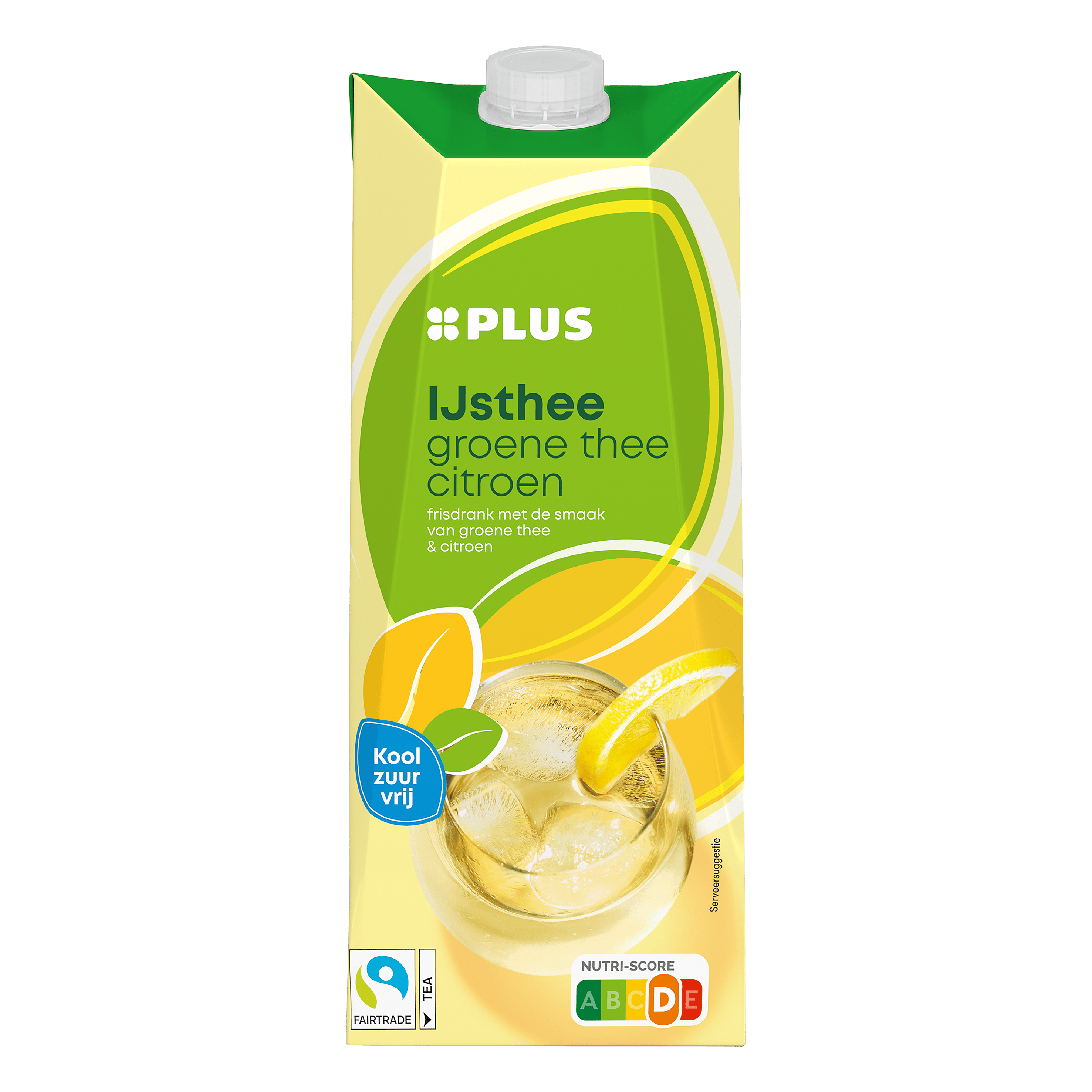 PLUS Groene Thee Citroen Fairtrade Doos 20 st