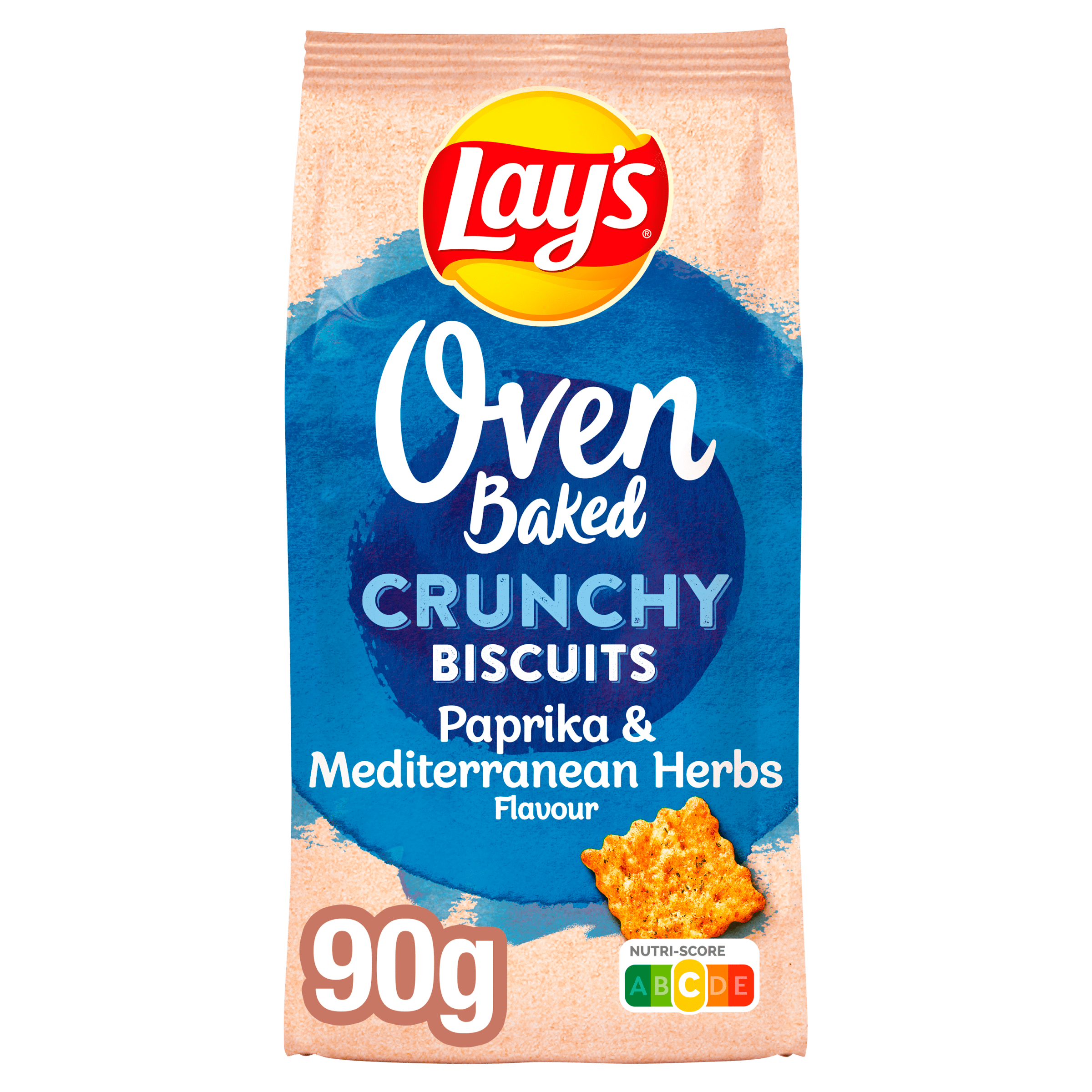 Lays Oven Baked Crunchy Biscuit Paprika &amp; M Stazak 90 g