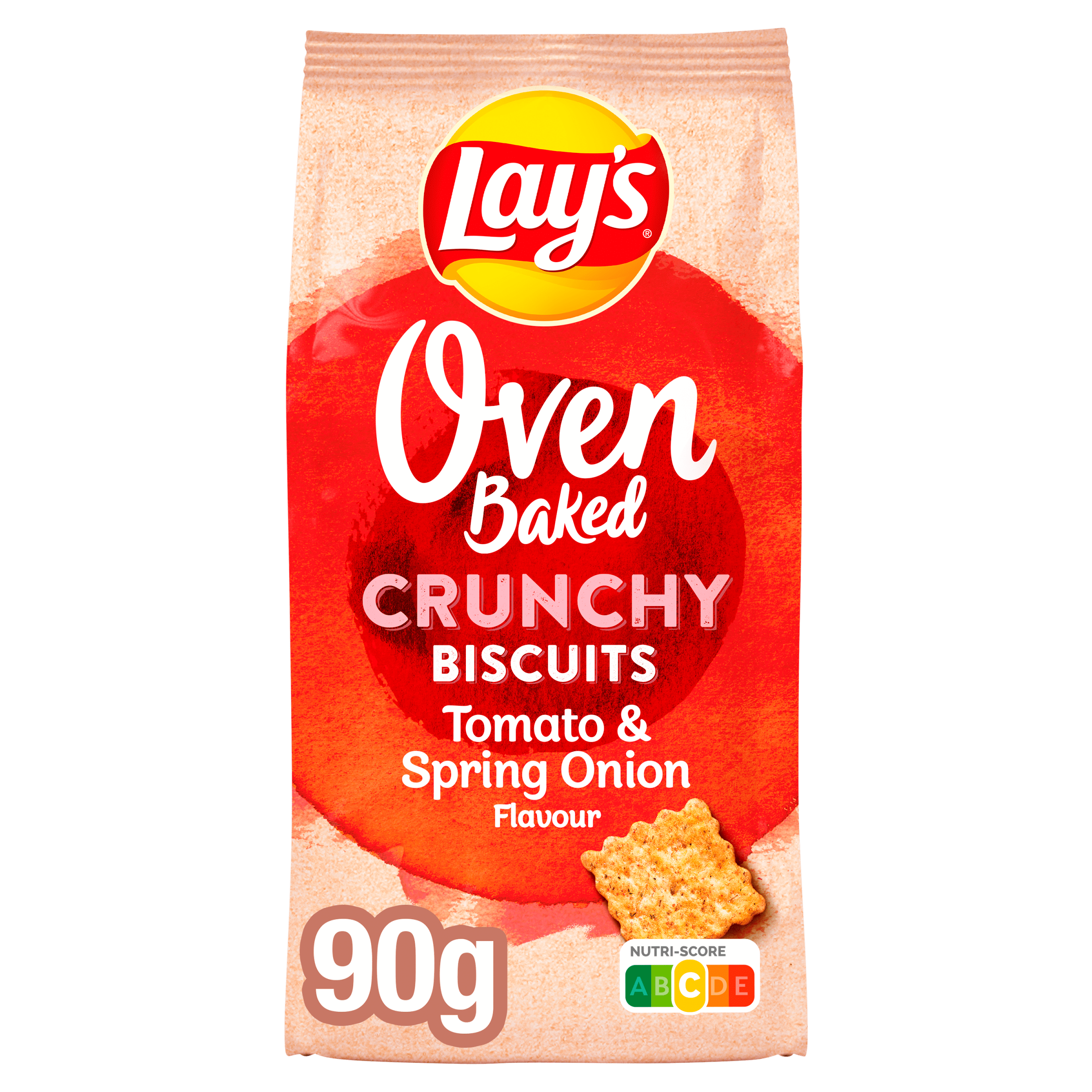 Lays Oven Baked Crunchy Biscuit Tomato &amp; Sp Stazak 90 g