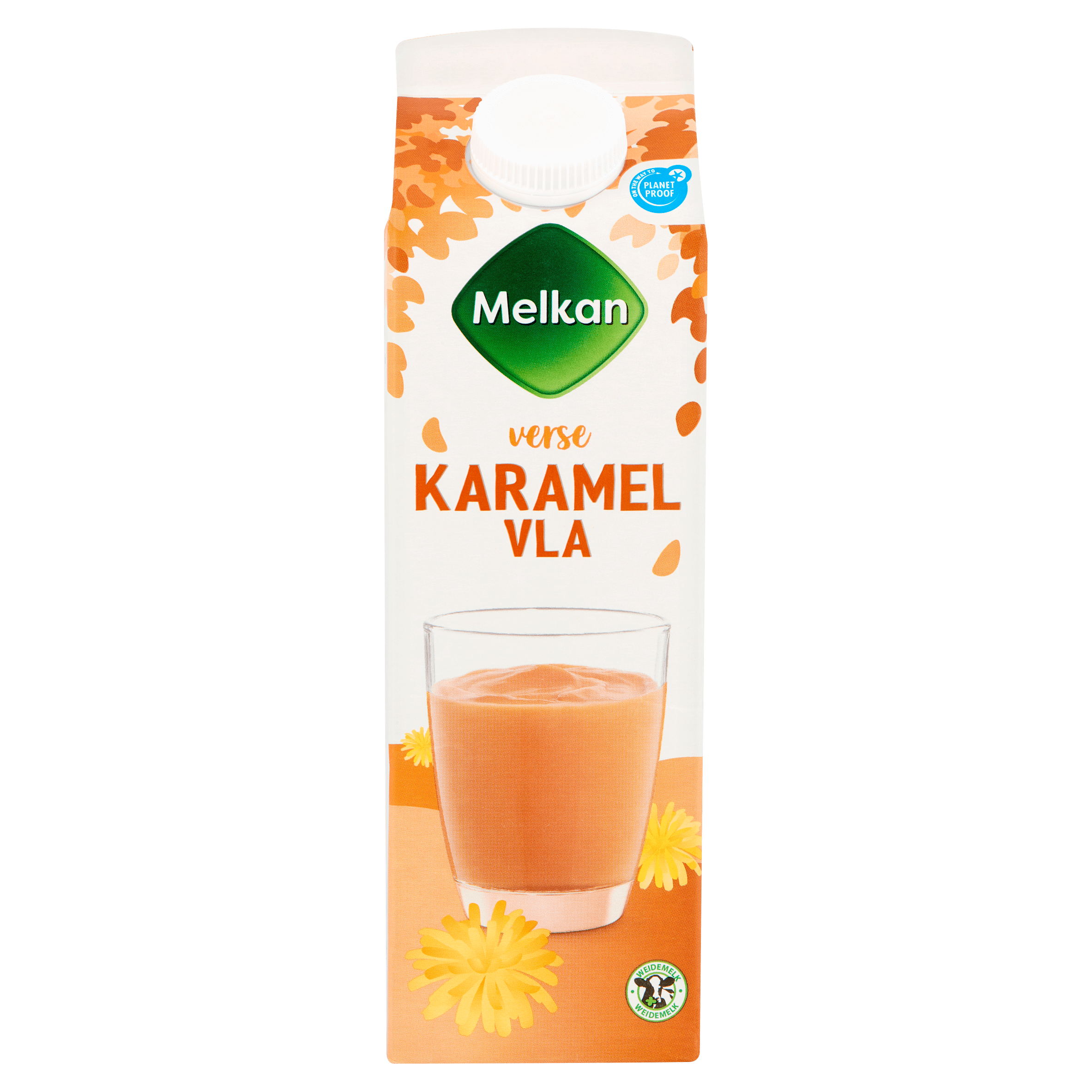 Melkan Karamel vla Pak 1000 ml