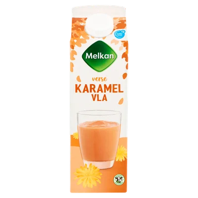 Melkan Karamel vla Pak 1000 ml