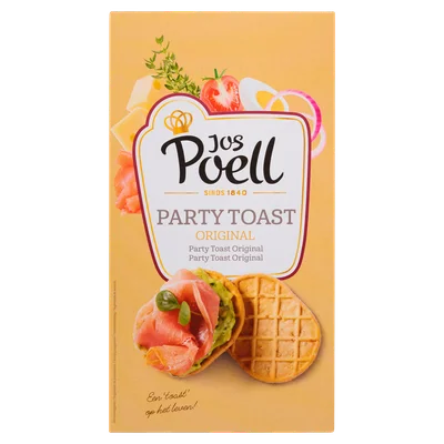 Jos Poell Party Toast Original Doos 150 g