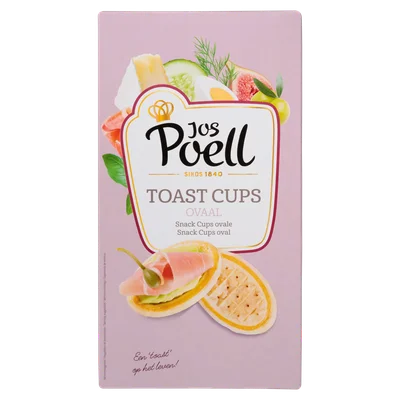 Jos Poell Snackcups ovaal Doos 130 g