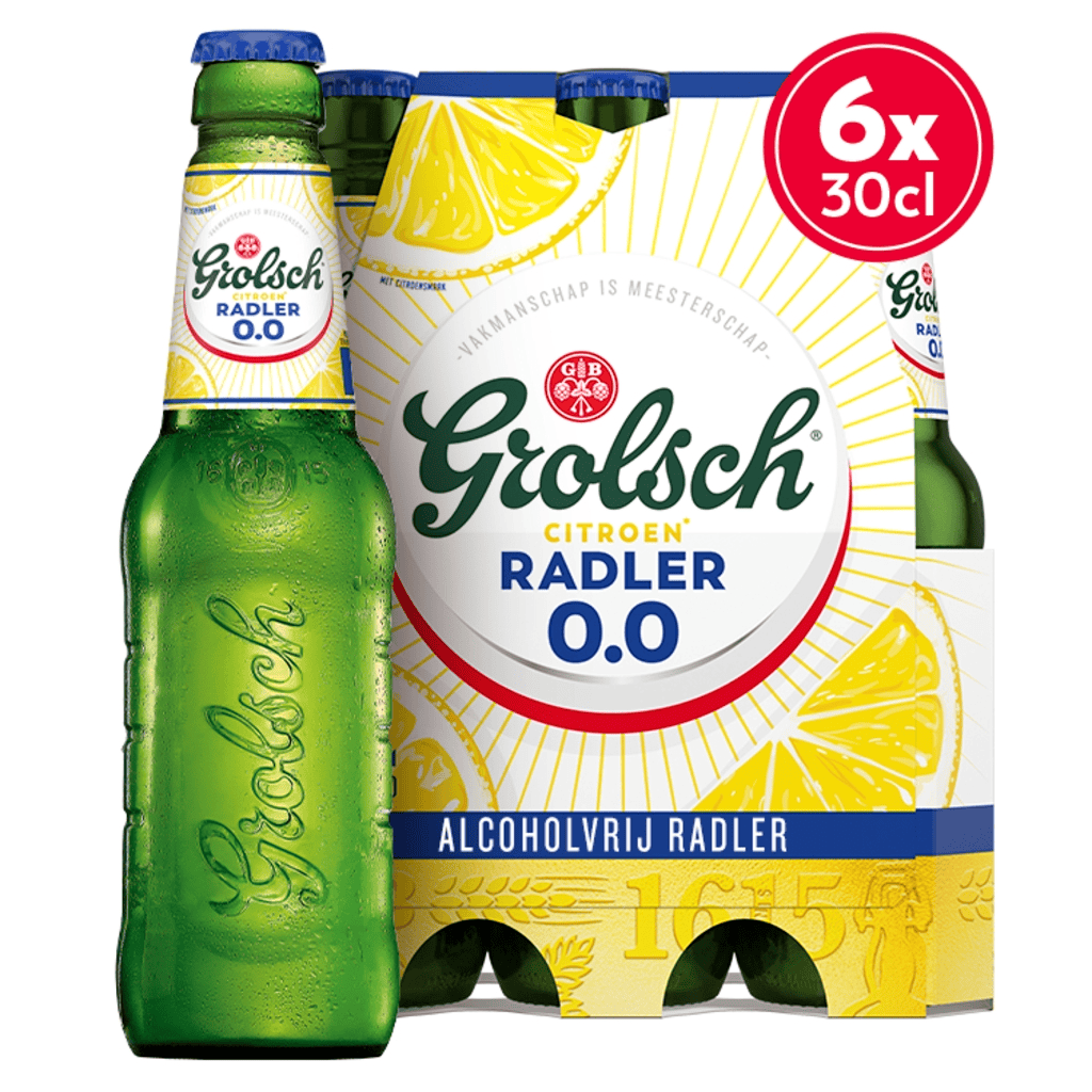 Grolsch Radler citroen 0.0 Set 1800 ml