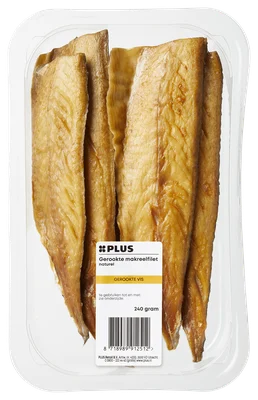 PLUS Gerookte makreelfilet Tray 240 g