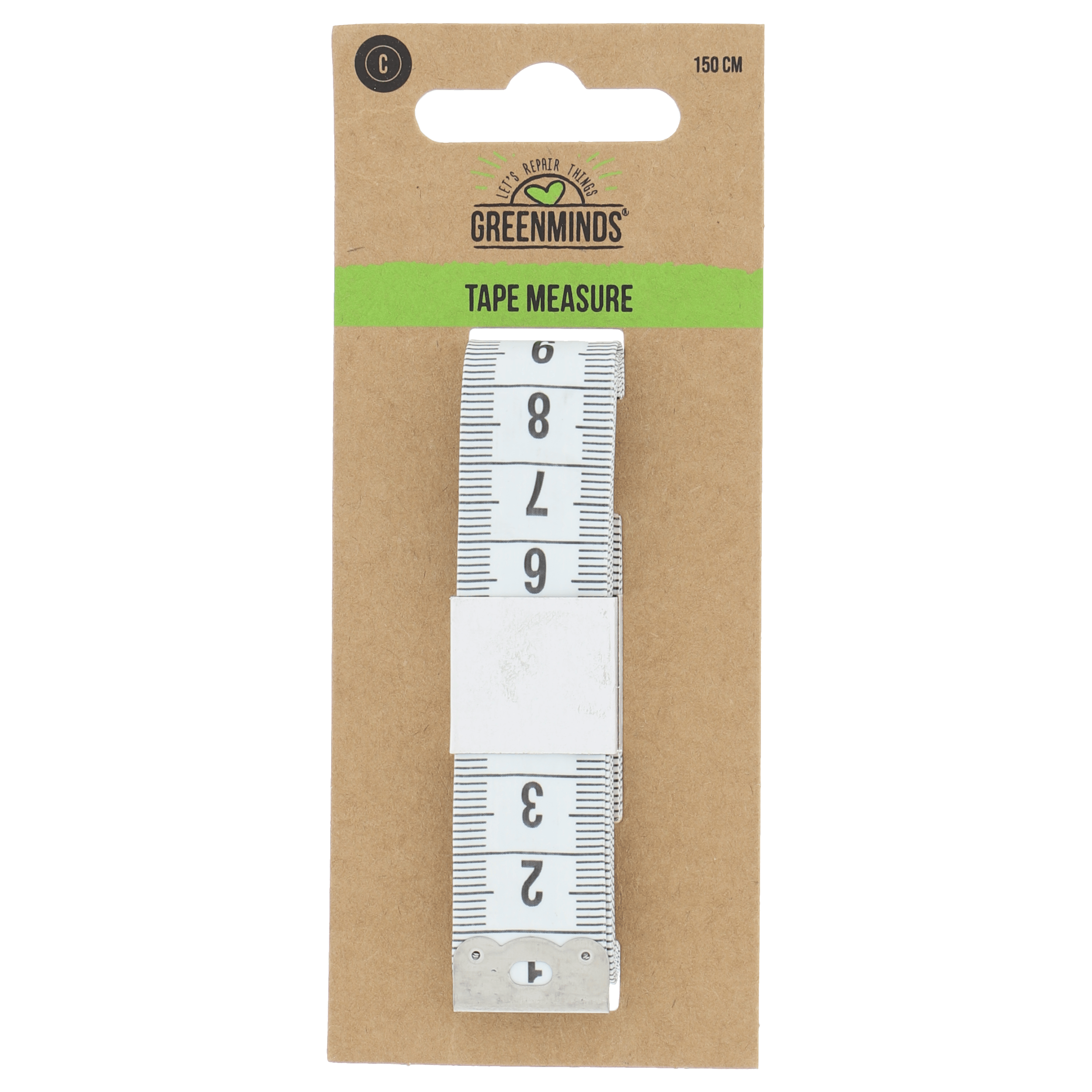 Greenminds Lintcentimeter 150cm Kaart 21 g