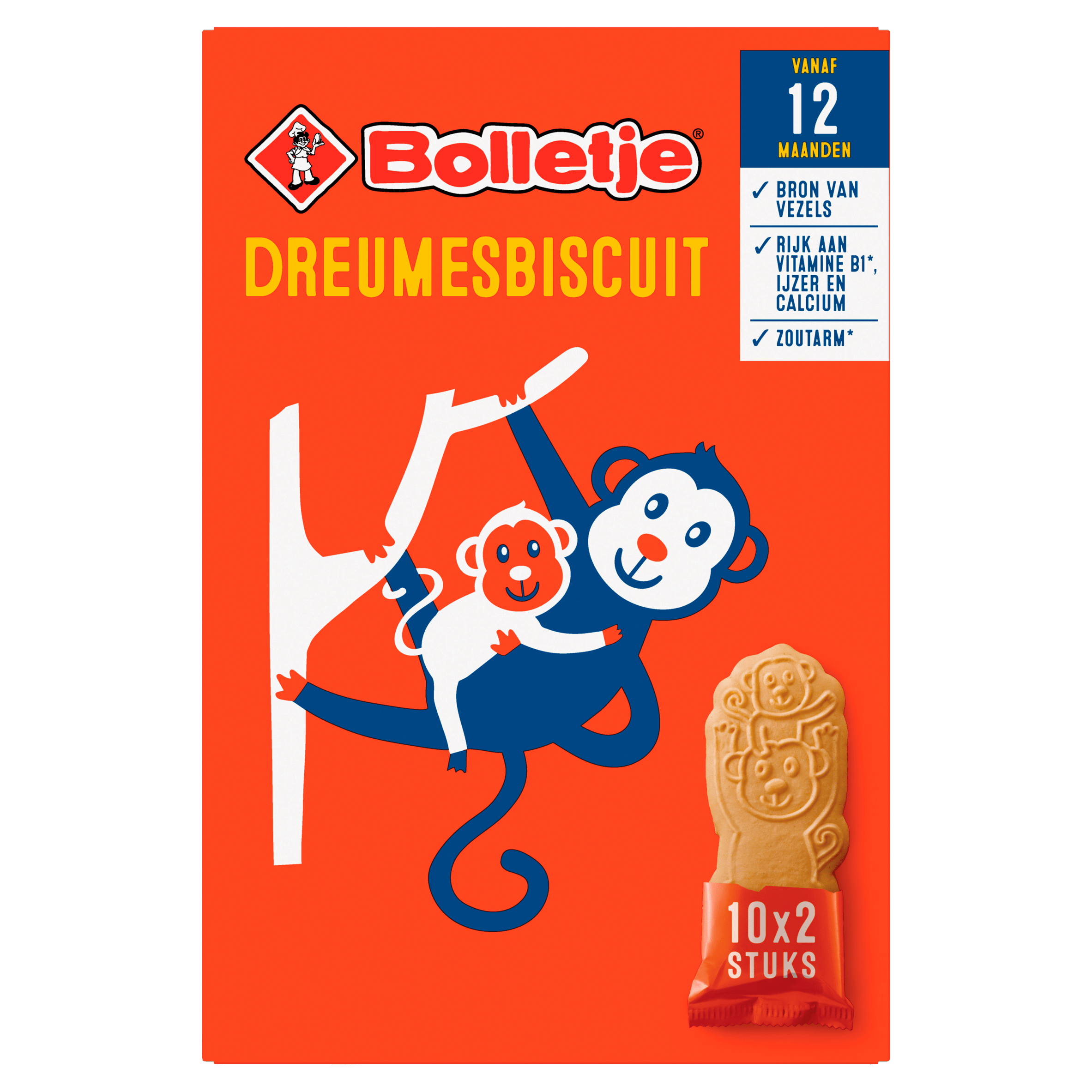 Bolletje Dreumes biscuit Doos 150 g