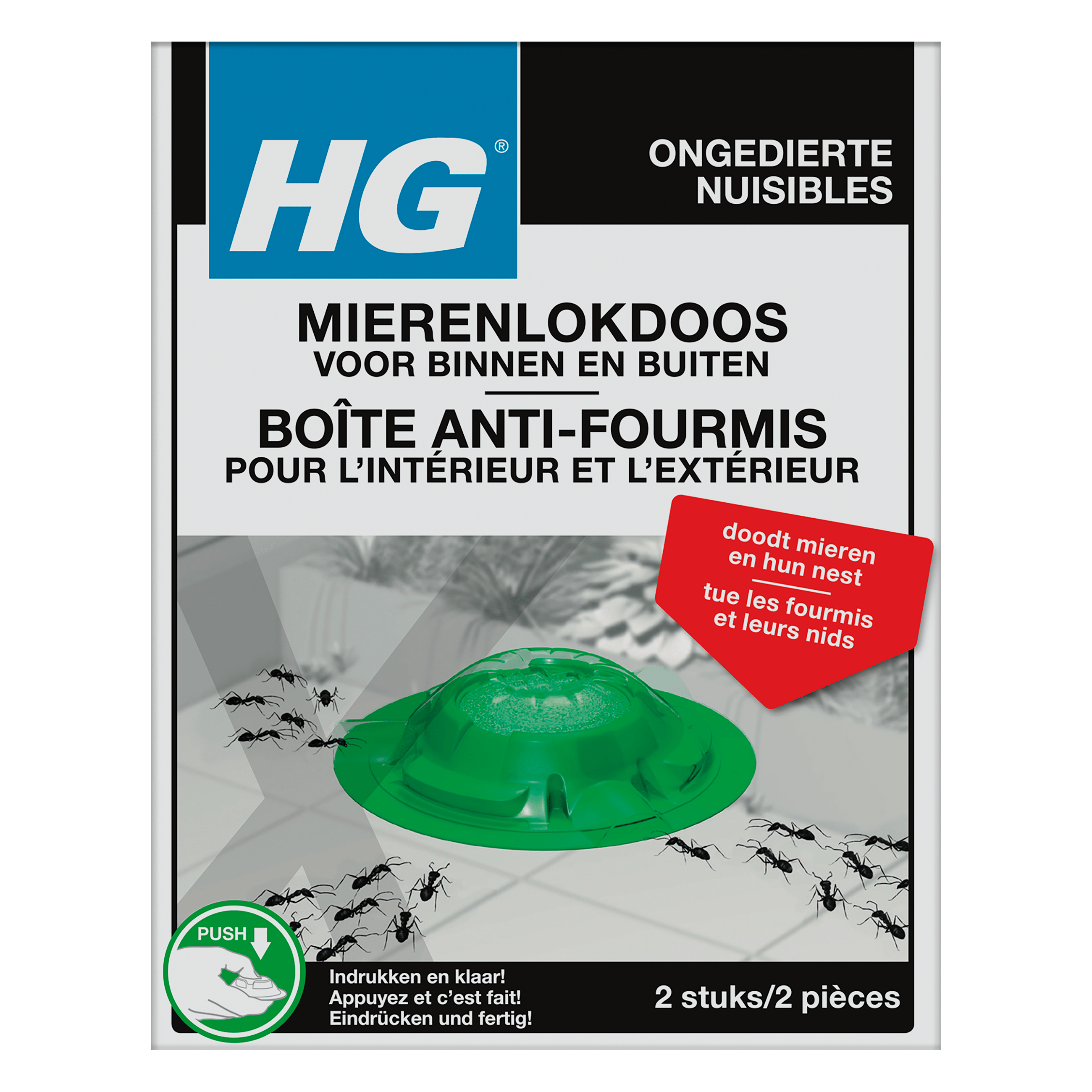 HGX Mierenlokdoos binnen en buiten Doos 2 st