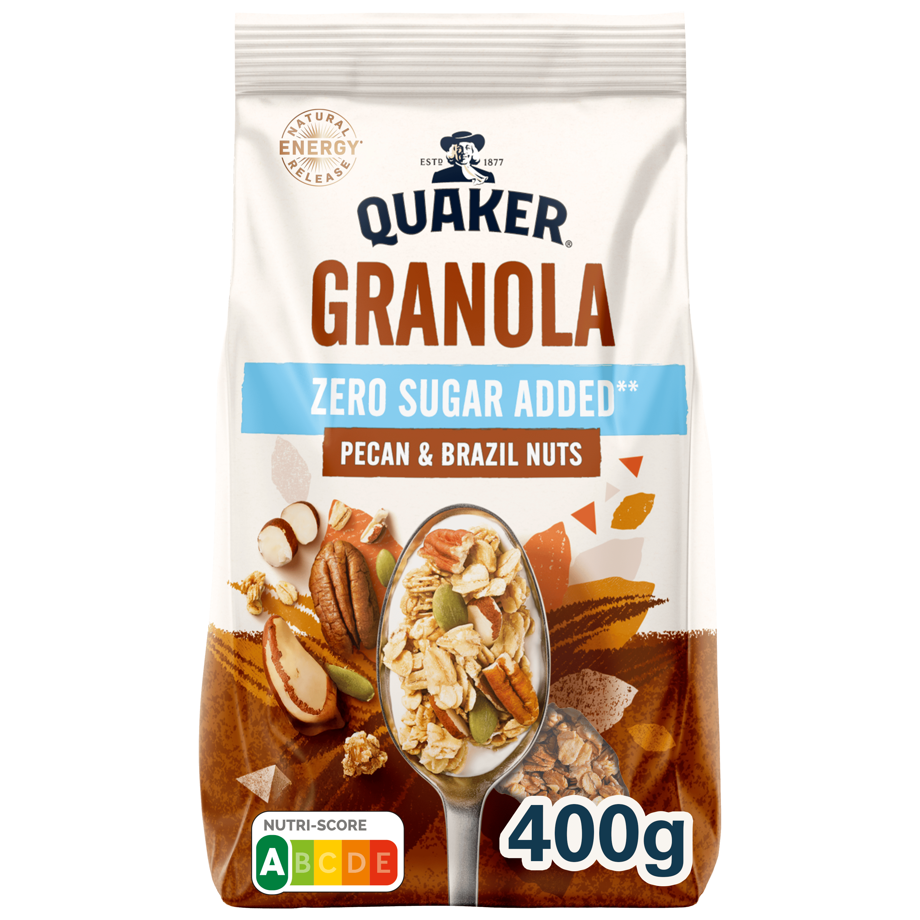 Quaker Granola Pecan &amp; Brazil nut Stazak 400 g