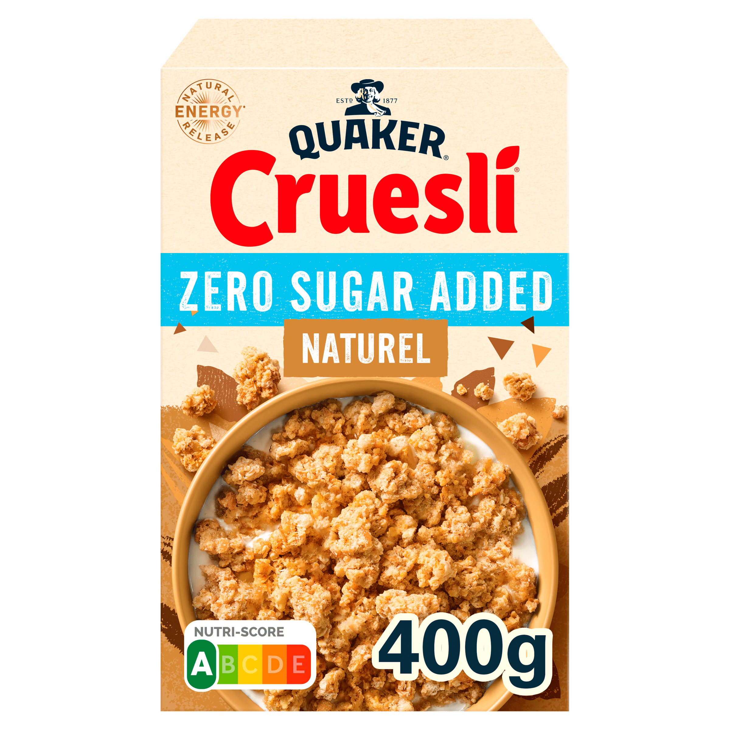 Quaker Granola Naturel / Nature Stazak 400 g