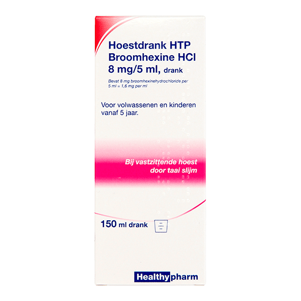 HTP Hoestdrank 4mg Fles 150 ml