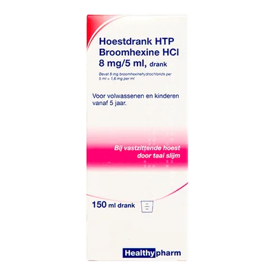 HTP Hoestdrank 4mg Fles 150 ml