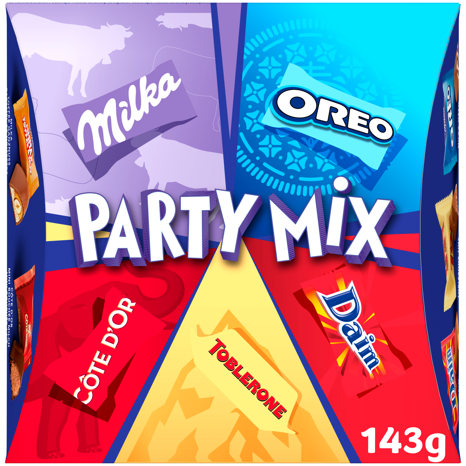 Milka Party mix Doos 143 g