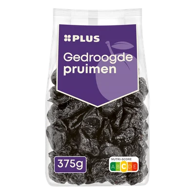 PLUS Gedroogde pruimen Zak 375 g
