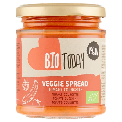 BioToday Tomato-Courgette spread bio Pot 160 g