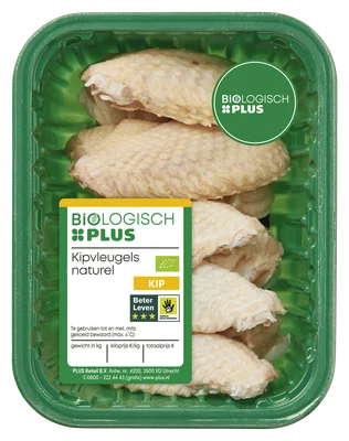 Biologisch PLUS Kipvleugels naturel 450 gram