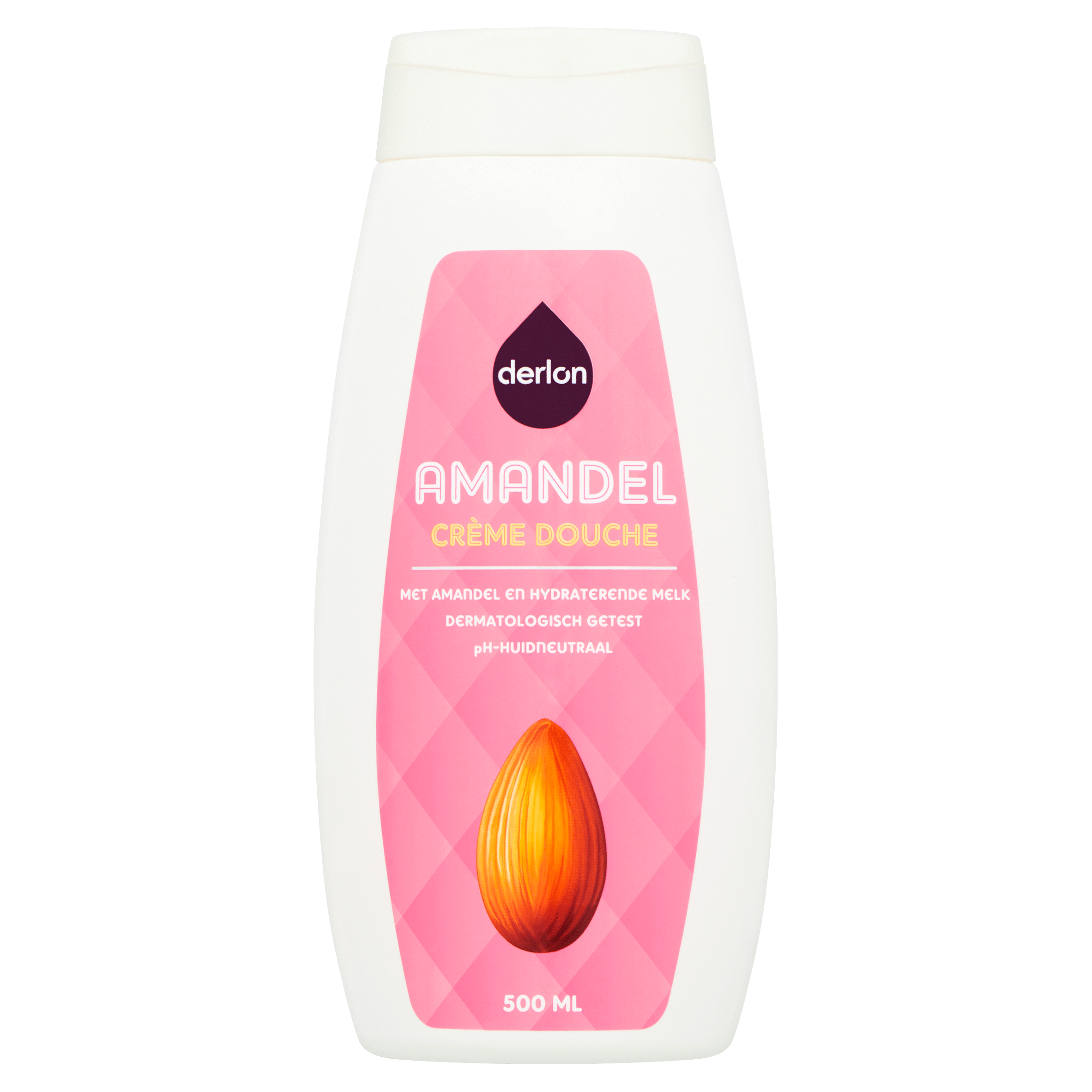 Derlon Douchecreme amandel extra care Fles 500 ml