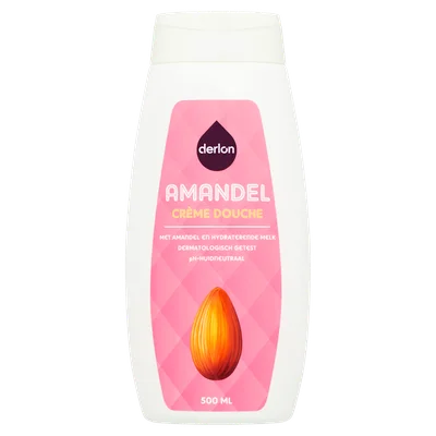 Derlon Douchecreme amandel extra care Fles 500 ml