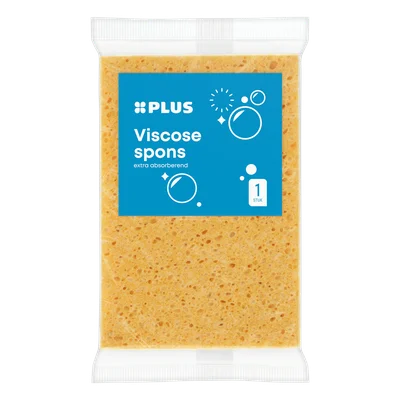 PLUS Viscose huishoudspons large Stuk 1 st