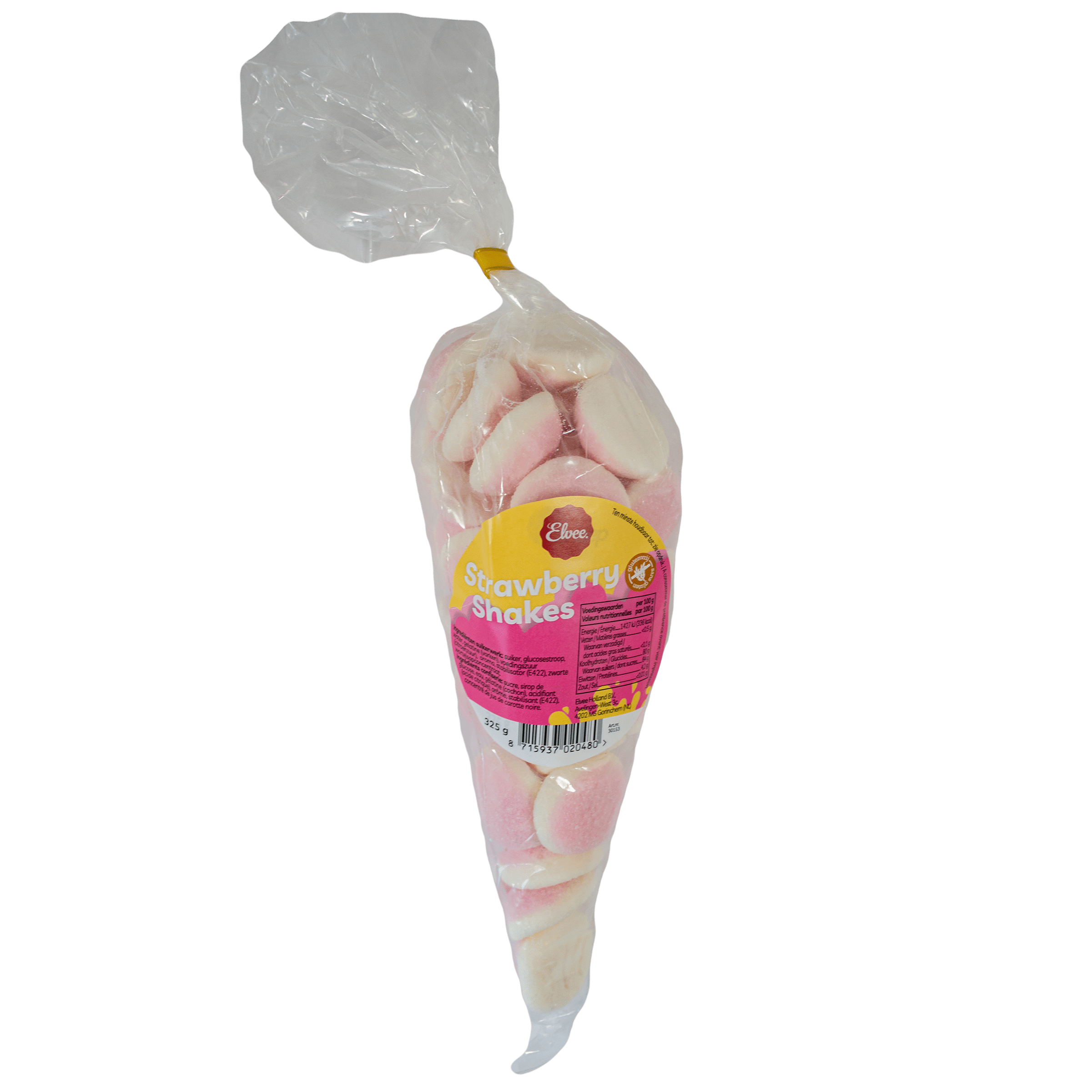 Elvee Strawberry Shakes Zak 325 g