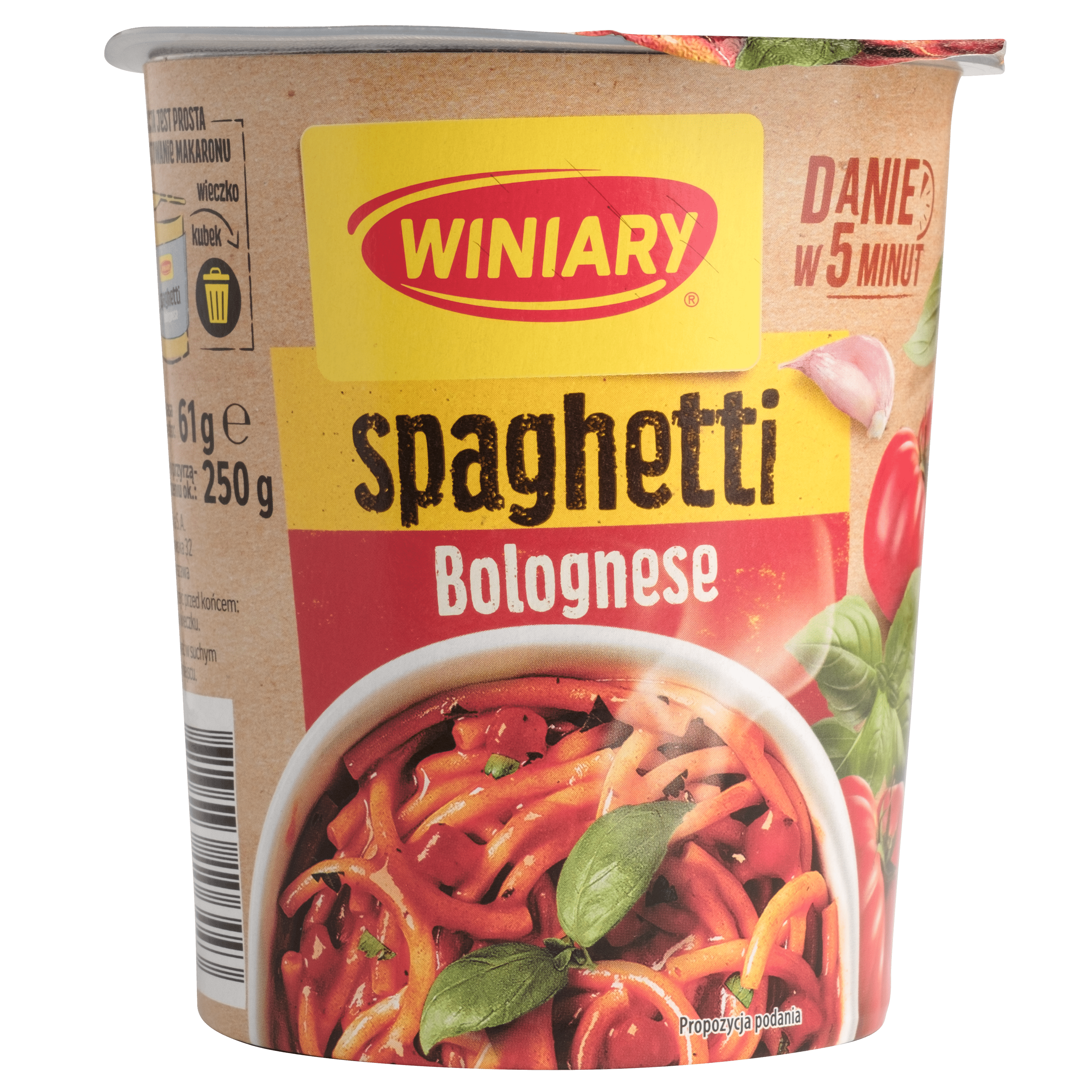 Winiary Spaghetti bolognese Beker 61 g