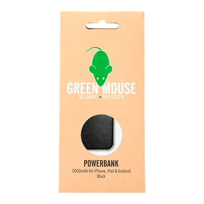 GreenMouse Powerbank 5000mAh black Doos 1 st