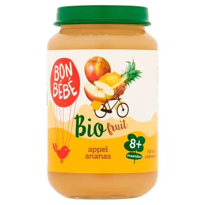 Bonbebe Bio 8mF0801 appel ananas Pot 200 g