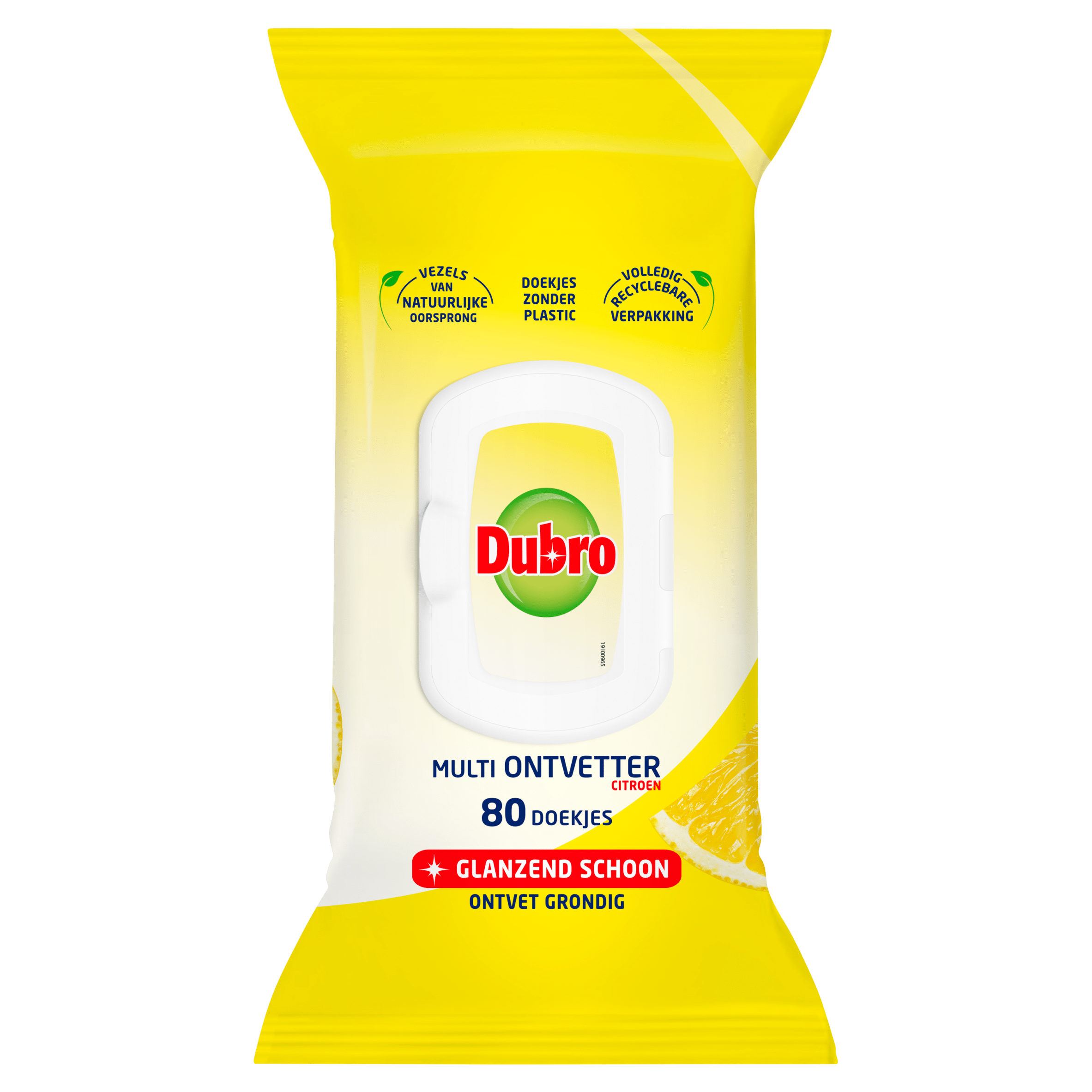Dubro Multi ontvetter doekjes citroen Zak 80 st